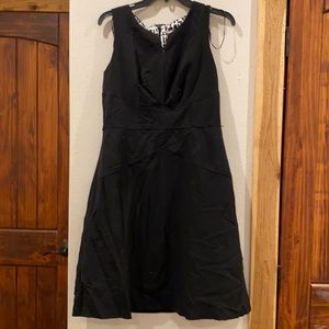 Black midi dress size 10